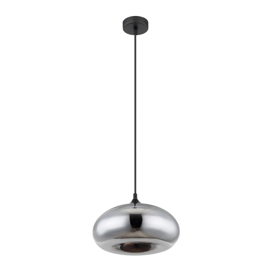 Globo - Lestenec na vrvici 1xE27/60W/230V krom