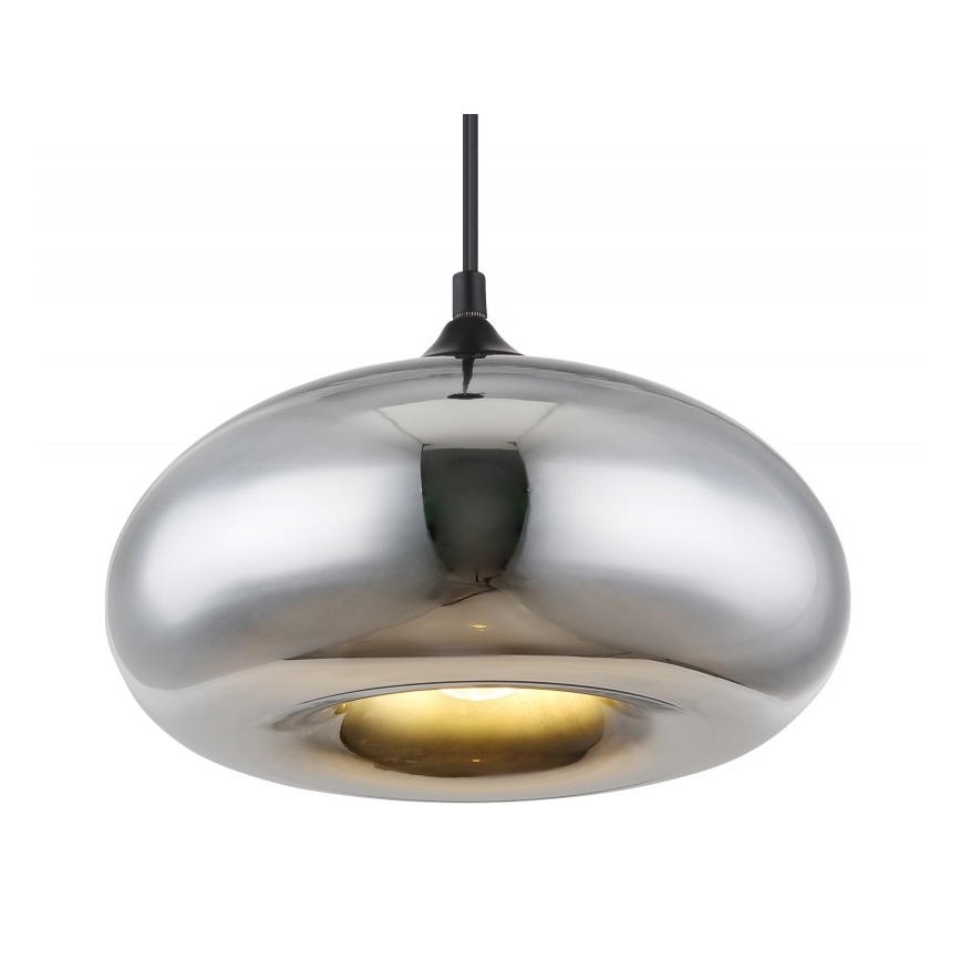 Globo - Lestenec na vrvici 1xE27/60W/230V krom