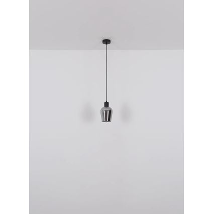 Globo - Lestenec na vrvici 1xE27/40W/230V pr. 13,5 cm črna