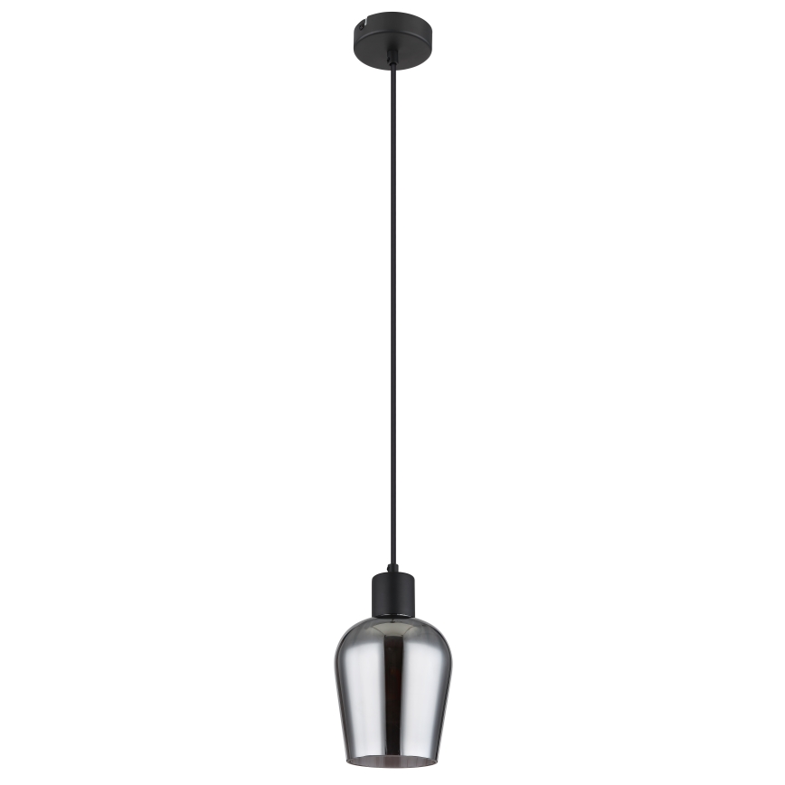 Globo - Lestenec na vrvici 1xE27/40W/230V pr. 13,5 cm črna