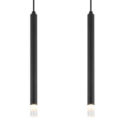 Globo - Lestenec na vrvici 4xG9/4W/230V črna
