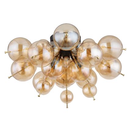 Globo - Nadgradni lestenec 3xE14/25W/230V pr. 55 cm zlata