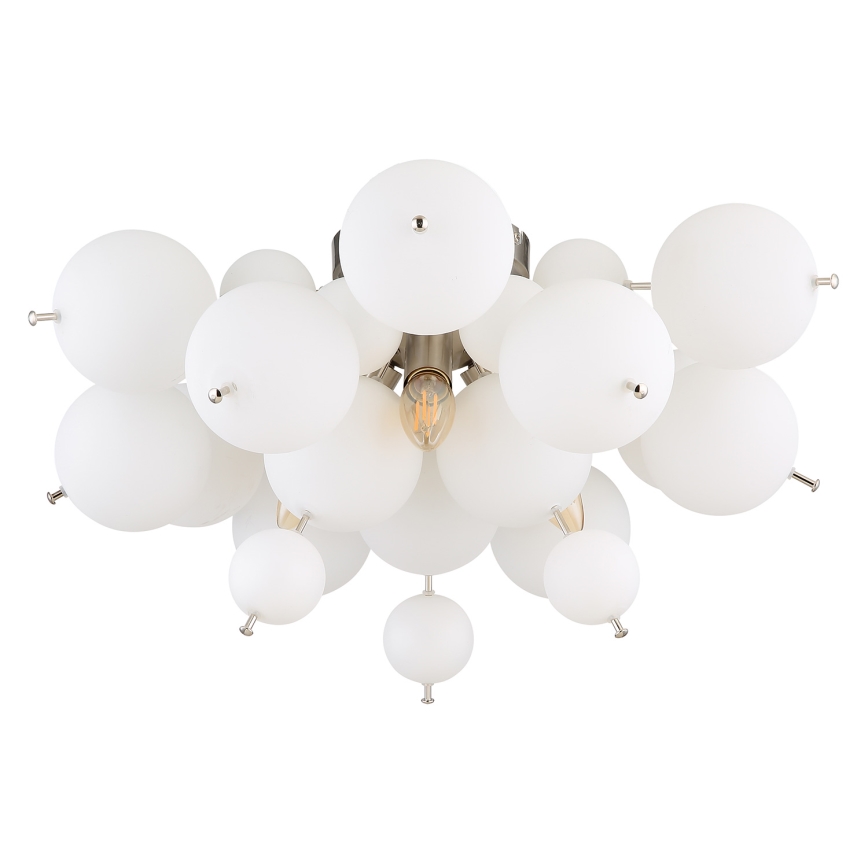 Globo - Nadgradni lestenec 3xE14/25W/230V pr. 55 cm bela