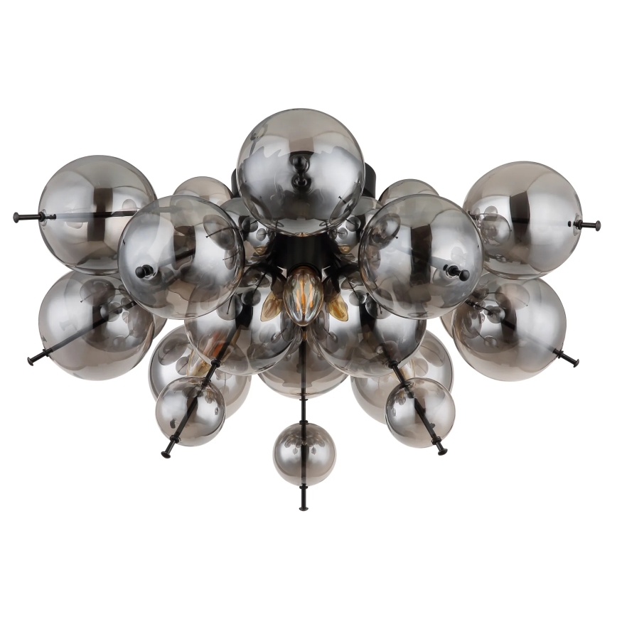 Globo - Nadgradni lestenec 3xE14/25W/230V pr. 55 cm črna