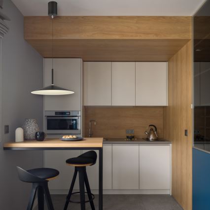 Globo - LED viseča svetilka na jekleni vrvi LED/18W/230V 4000K črna