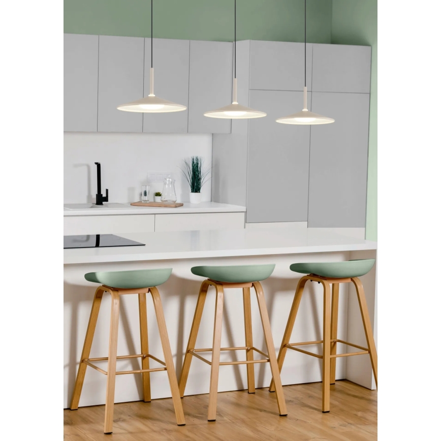 Globo - LED lestenec na jeklenem kablu LED/24W/230V 4000K bež