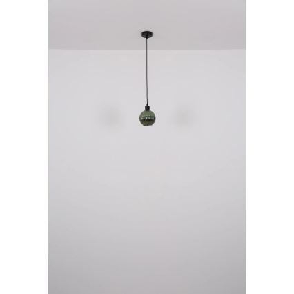 Globo - Lestenec na vrvici 1xE27/25W/230V pr. 15 cm baker