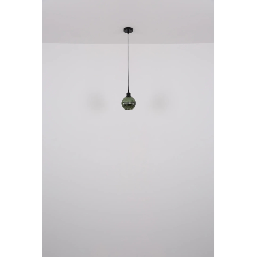 Globo - Lestenec na vrvici 1xE27/25W/230V pr. 15 cm baker