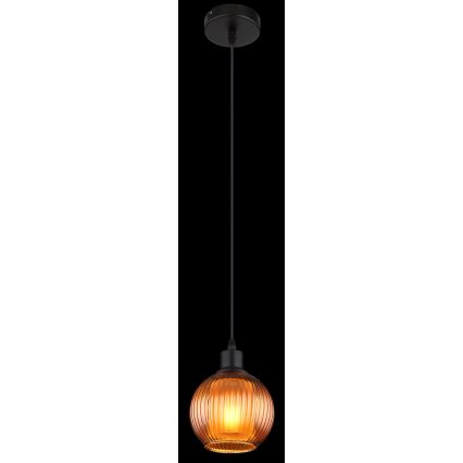Globo - Lestenec na vrvici 1xE27/25W/230V pr. 15 cm baker