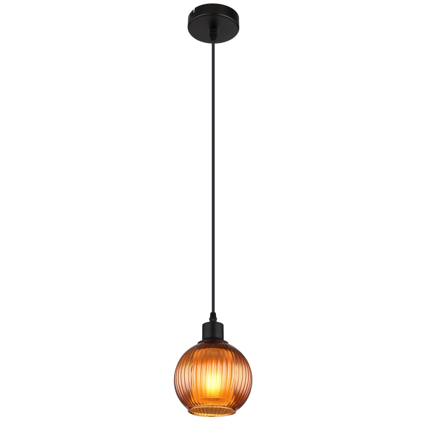 Globo - Lestenec na vrvici 1xE27/25W/230V pr. 15 cm baker