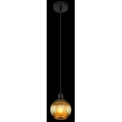 Globo - Lestenec na vrvici 1xE27/25W/230V pr. 15 cm zelena