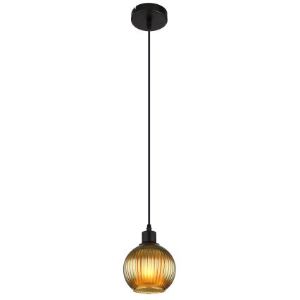 Globo - Lestenec na vrvici 1xE27/25W/230V pr. 15 cm zelena