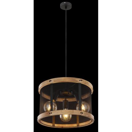 Globo - Lestenec na vrvici 3xE27/40W/230V pr. 40 cm