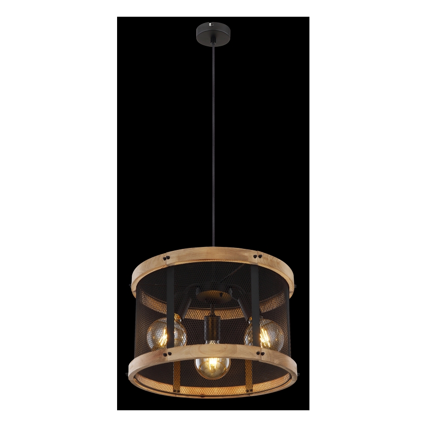 Globo - Lestenec na vrvici 3xE27/40W/230V pr. 40 cm