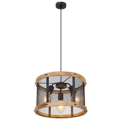 Globo - Lestenec na vrvici 3xE27/40W/230V pr. 40 cm