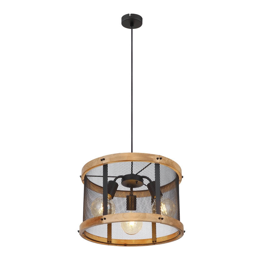 Globo - Lestenec na vrvici 3xE27/40W/230V pr. 40 cm