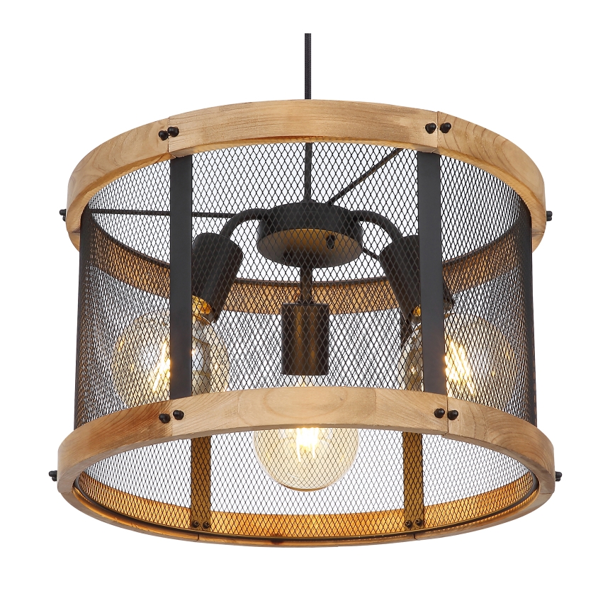Globo - Lestenec na vrvici 3xE27/40W/230V pr. 40 cm
