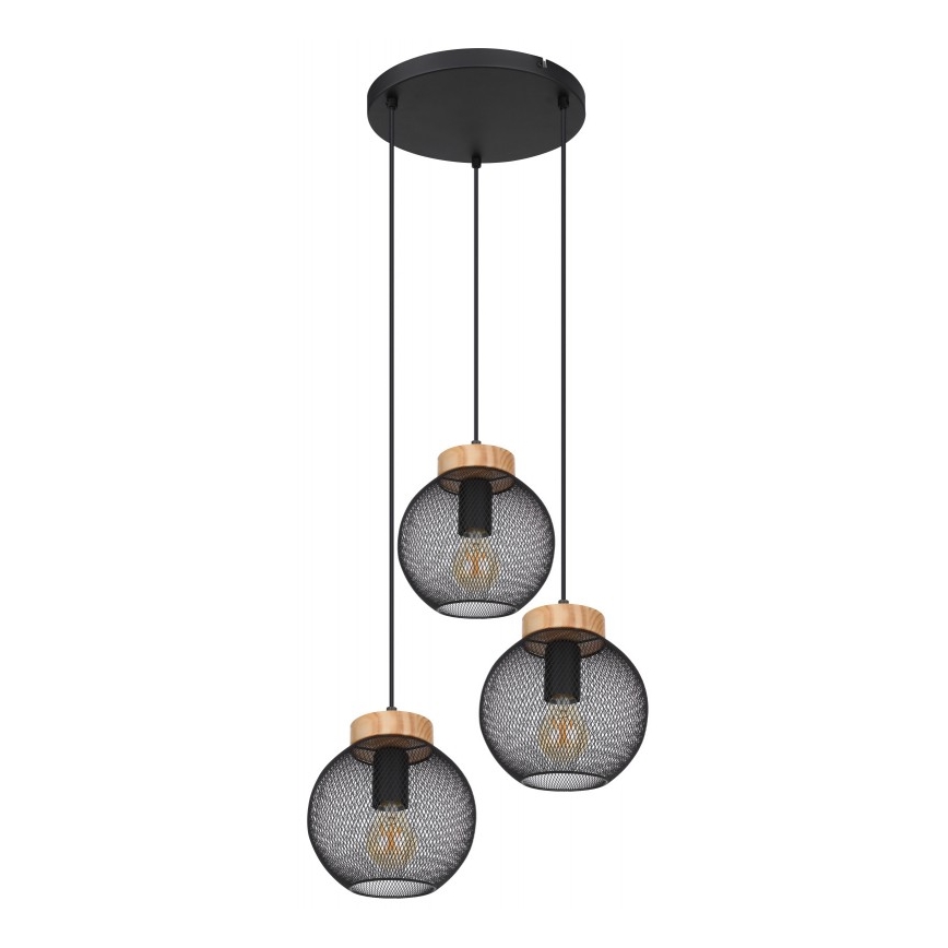 Globo - Lestenec na vrvici 3xE27/60W/230V