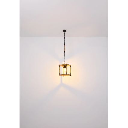Globo 15691H - Lestenec na vrvici VERNON 1xE27/60W/230V
