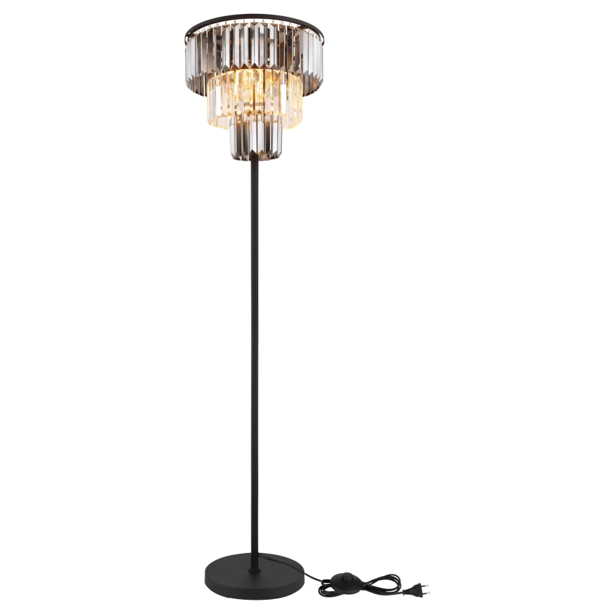 Globo - Talna svetilka 3xE27/40W/230V pr. 40 cm črna