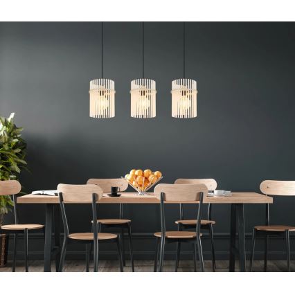 Globo - Zavesni lestenec na kablu 3xE27/60W/230V