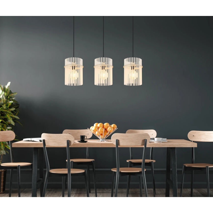 Globo - Zavesni lestenec na kablu 3xE27/60W/230V