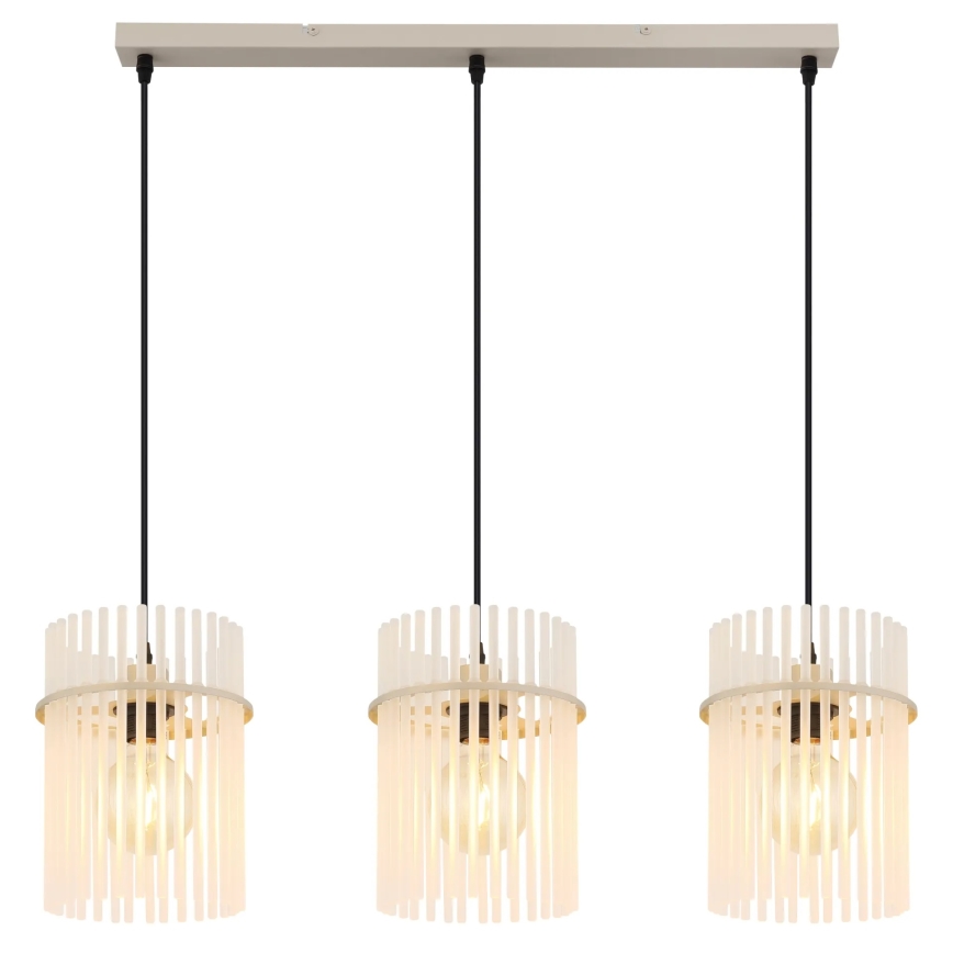 Globo - Zavesni lestenec na kablu 3xE27/60W/230V