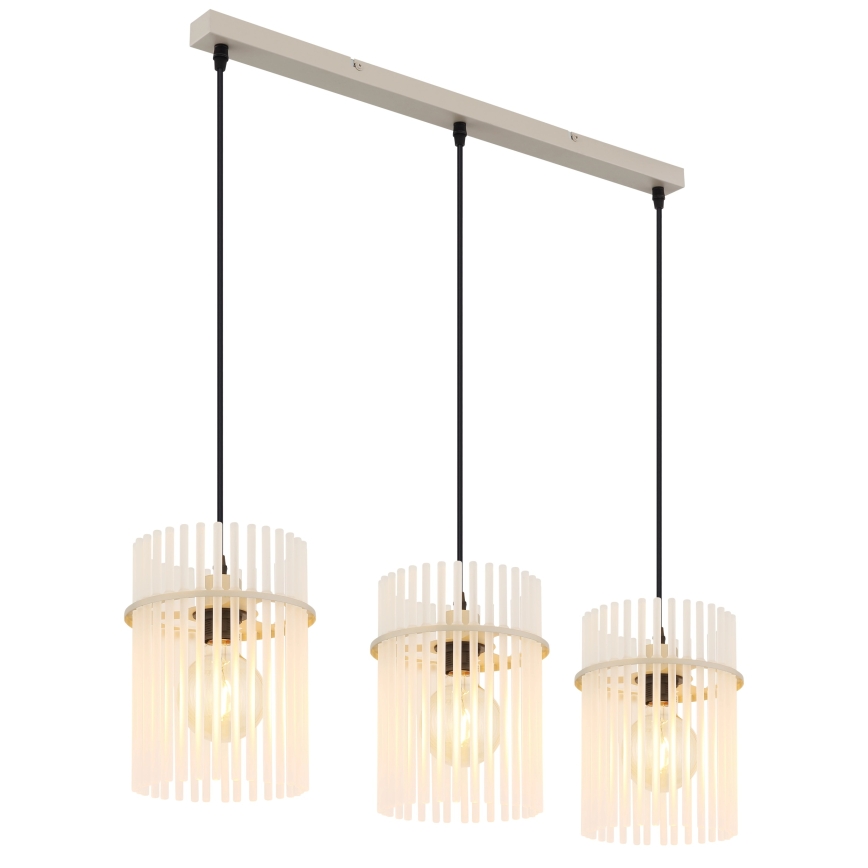 Globo - Zavesni lestenec na kablu 3xE27/60W/230V