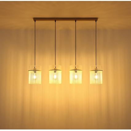 Globo - Viseči lestenec na kabel 4xE27/60W/230V