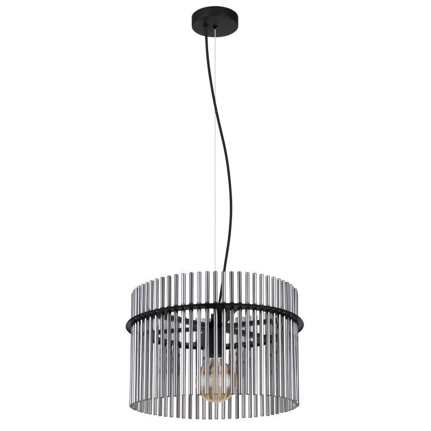 Globo - Lestenec na vrvici 1xE27/60W/230V pr. 40 cm črna