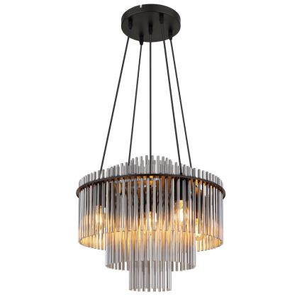 Globo - Lestenec na kablu 5xE27/60W/230V črn