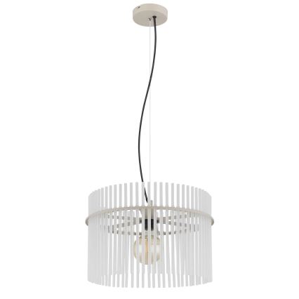 Globo - Lestenec na žici 1xE27/60W/230V Ø 40 cm kremna