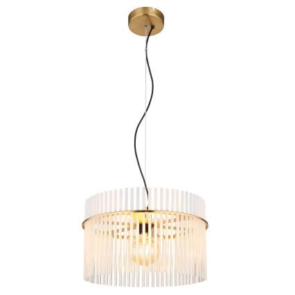 Globo - Lestenec na vrvici 1xE27/60W/230V pr. 40 cm zlata