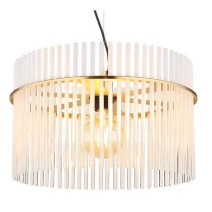 Globo - Lestenec na vrvici 1xE27/60W/230V pr. 40 cm zlata