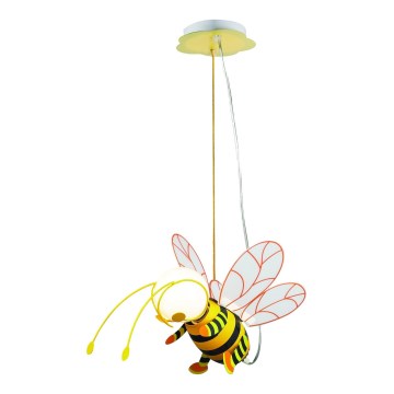 Globo 15725LMDS - LED Otroški lestenec na vrvici KITA 1xE27/7W/230V