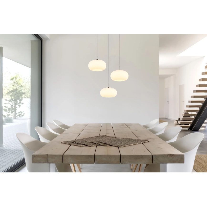 Globo - LED Lestenec na vrvici 3xLED/6W/230V