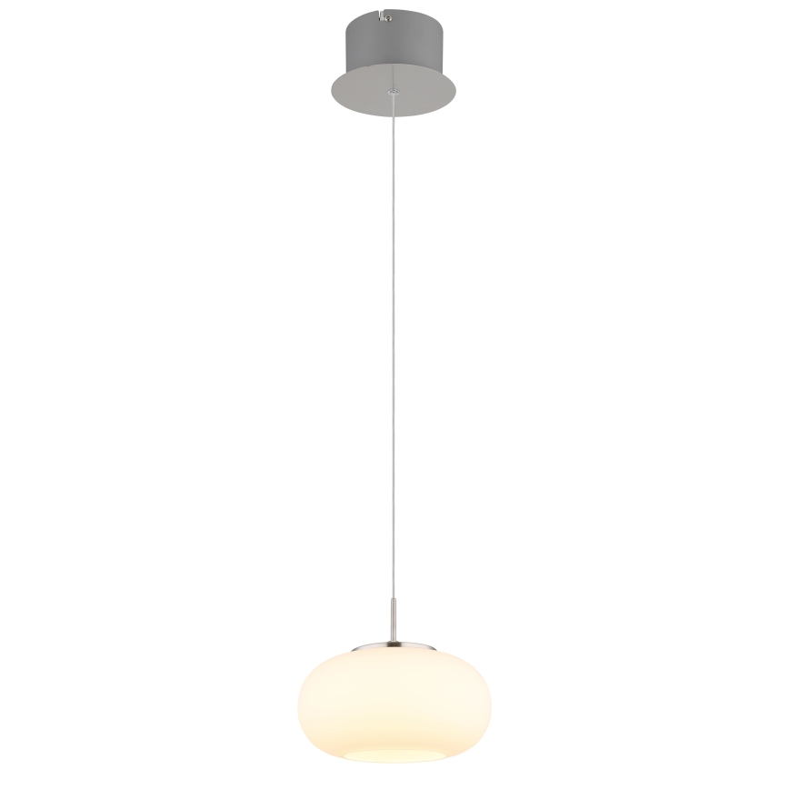 Globo - LED Lestenec na vrvici LED/6W/230V bela