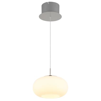 Globo - LED Lestenec na vrvici LED/6W/230V bela