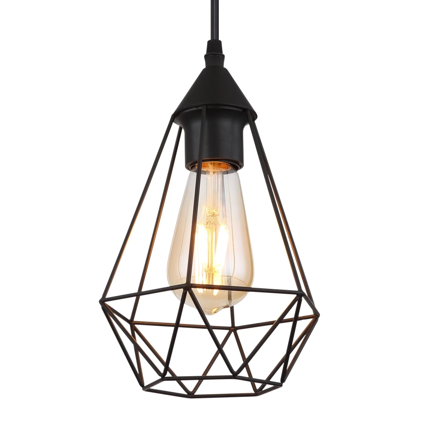 Globo - Lestenec na vrvici 1xE27/60W/230V pr. 17 cm