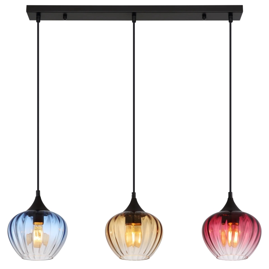 Globo - Lestenec na vrvici 3xE27/60W/230V
