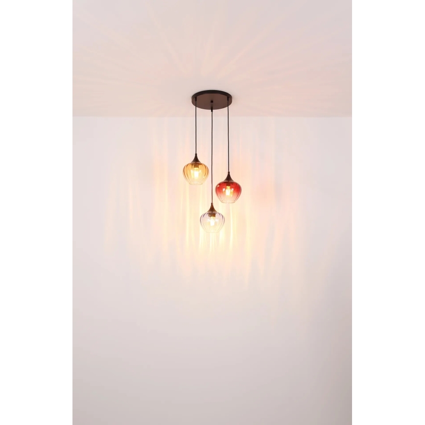 Globo - Lestenec na vrvici 3xE27/60W/230V