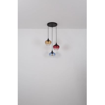 Globo - Lestenec na vrvici 3xE27/60W/230V