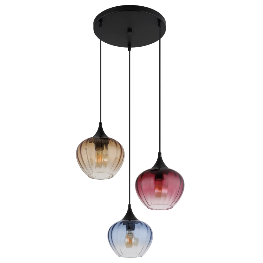Globo - Lestenec na vrvici 3xE27/60W/230V