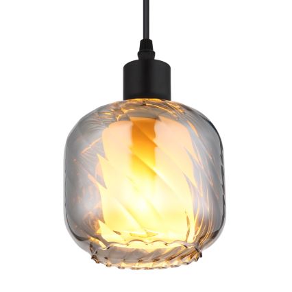 Globo - Lestenec na vrvici 1xE27/25W/230V pr. 14 cm
