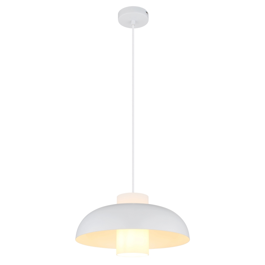 Globo - Viseča svetilka s kablom 1xE27/60W/230V bela