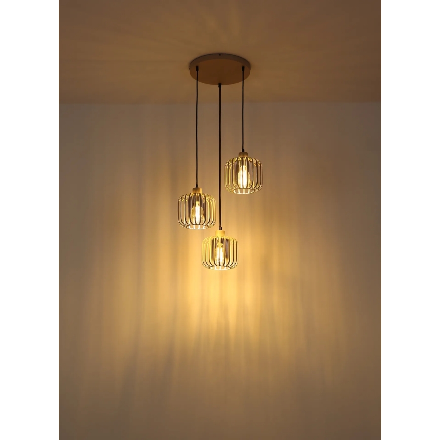 Globo - lestenec na žici 3xE27/40W/230V