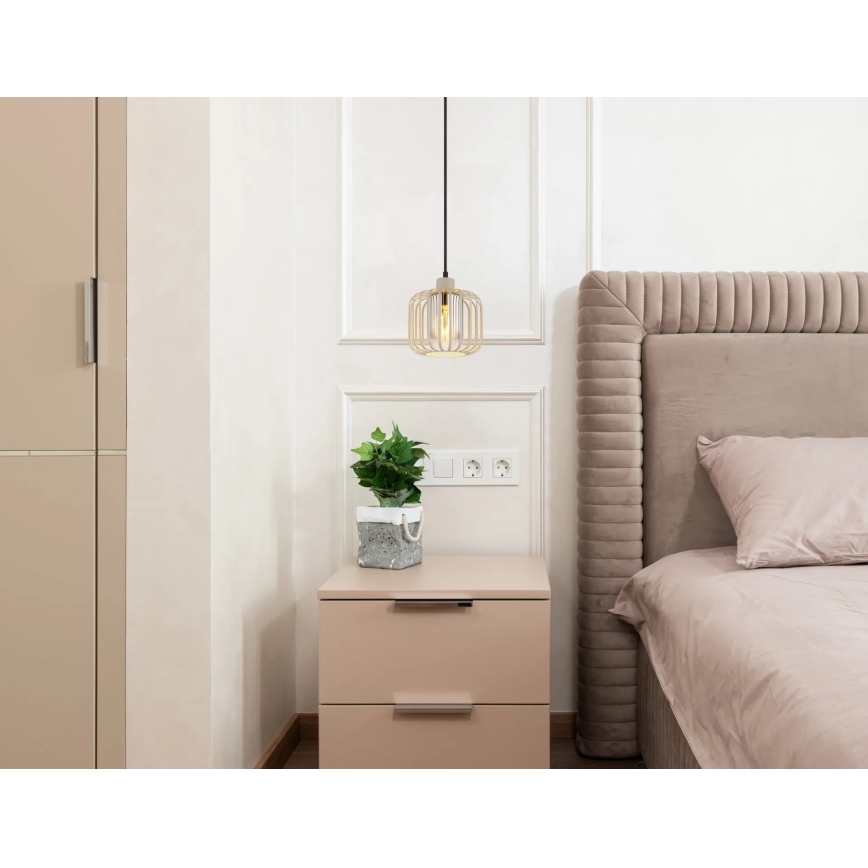 Globo - Viseči lestenec na kabelu 1xE27/40W/230V, premer 18 cm