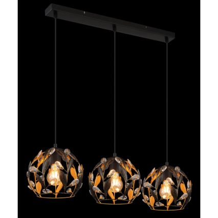 Globo - Lestenec na vrvici 3xE27/40W/230V