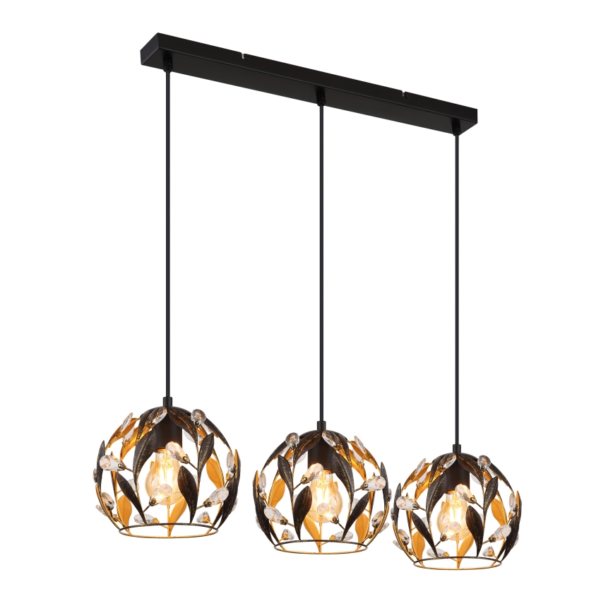 Globo - Lestenec na vrvici 3xE27/40W/230V