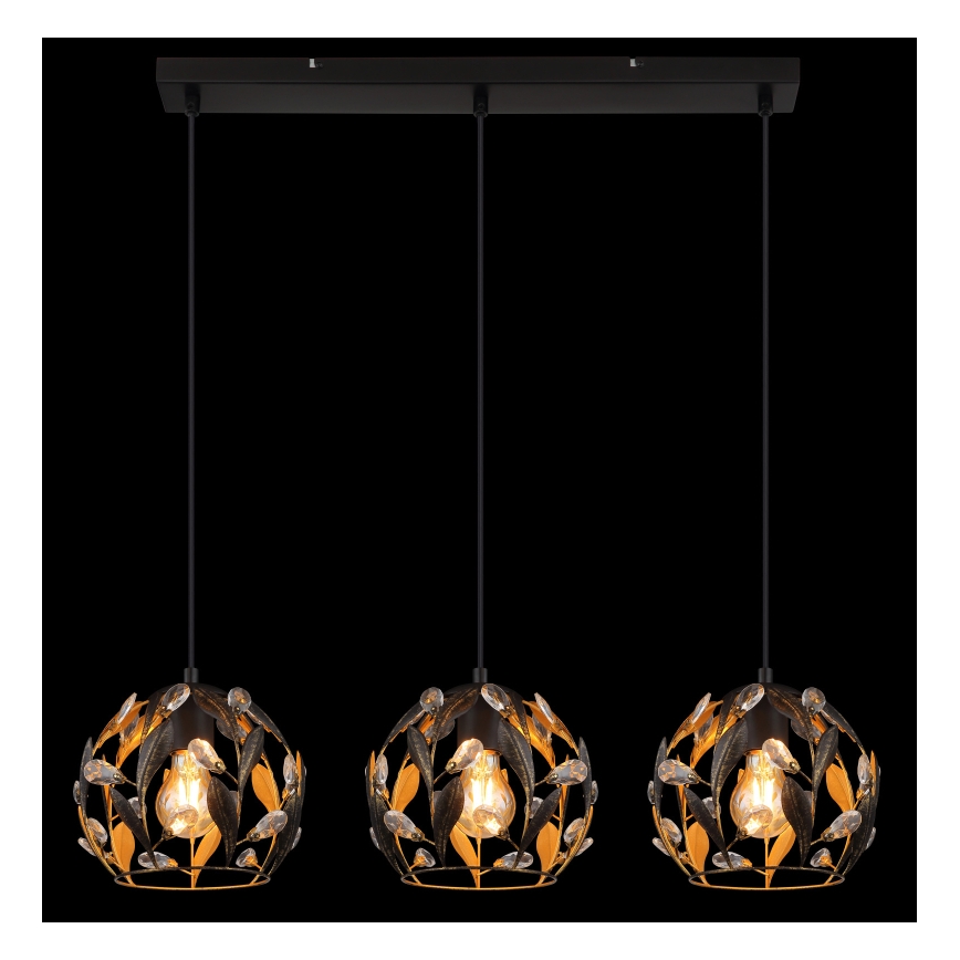 Globo - Lestenec na vrvici 3xE27/40W/230V